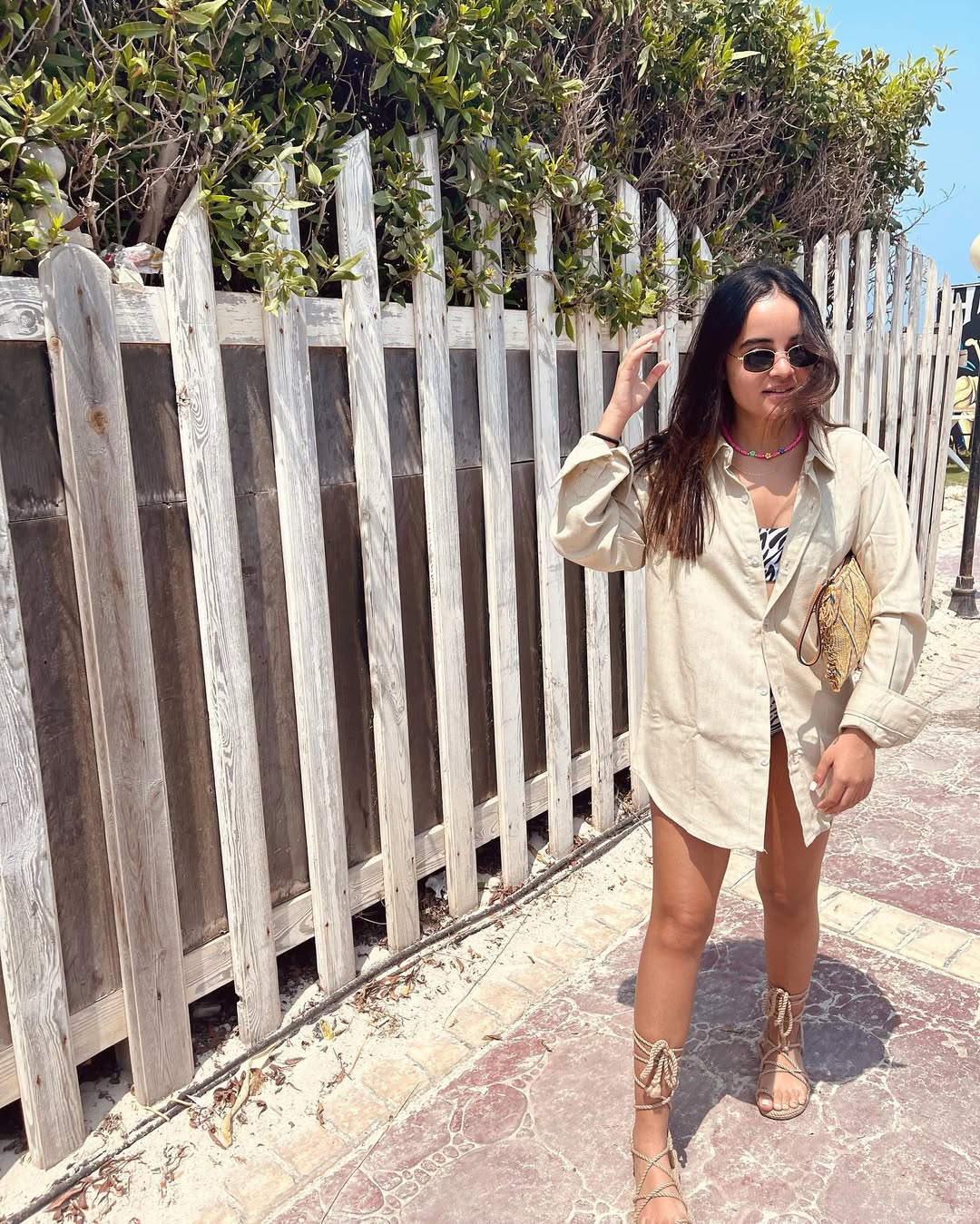 Beige Long Sleeve Shirt