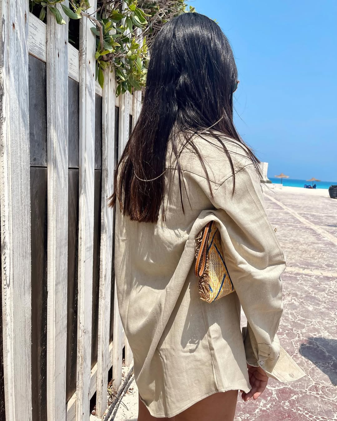 Beige Long Sleeve Shirt