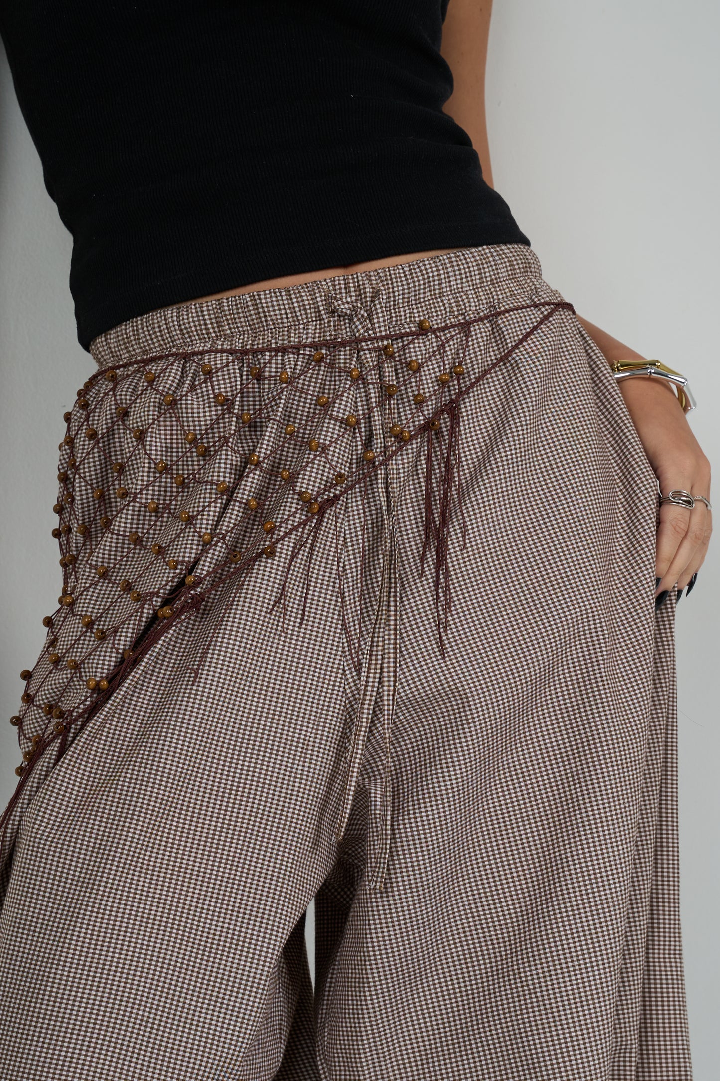 Brown Balloon Pants